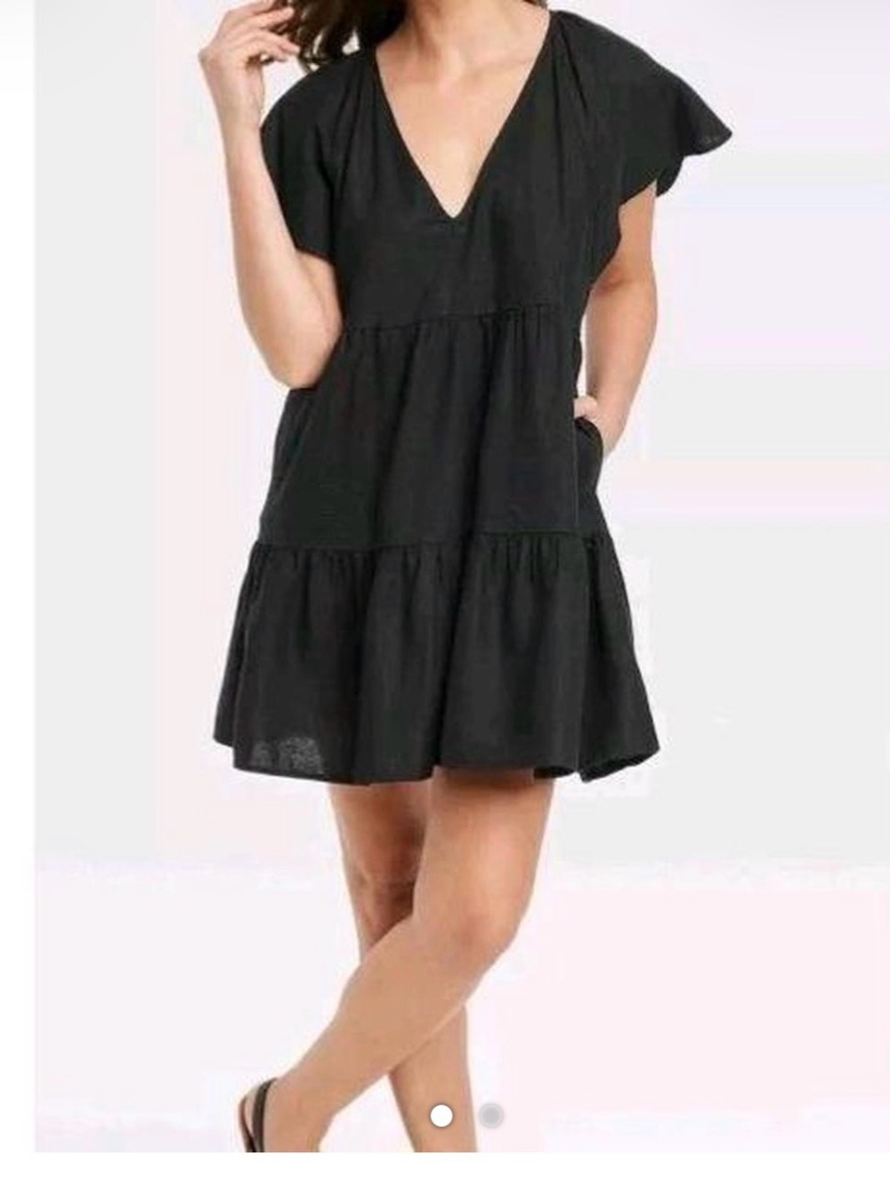 Nwot Target Mossimo Black dress with pockets size medium